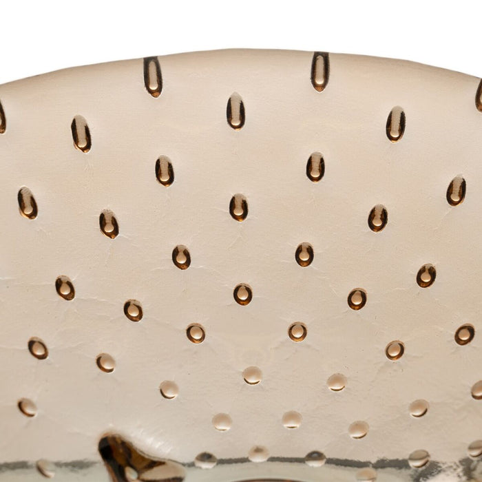 Ornament pentru Masă din Sticlă Reciclată Karamelinė sticlă reciclată 20 x 20 x 7 cm