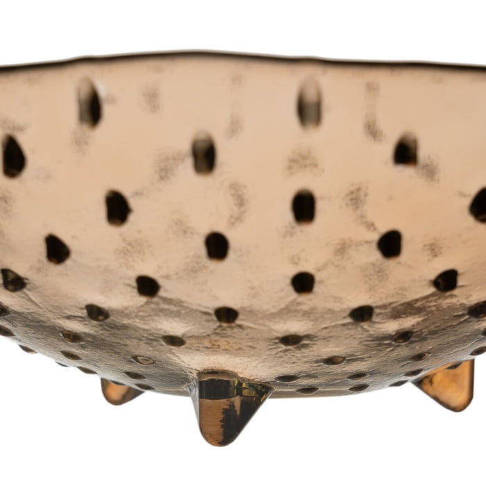 Ornament pentru Masă din Sticlă Reciclată Karamelinė sticlă reciclată 20 x 20 x 7 cm