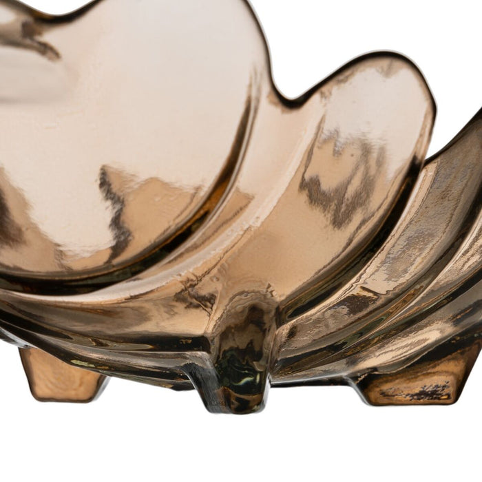 Decorațiune pentru Centrul Mesei 35 x 19,5 x 11 cm sticlă reciclată Karamelinė