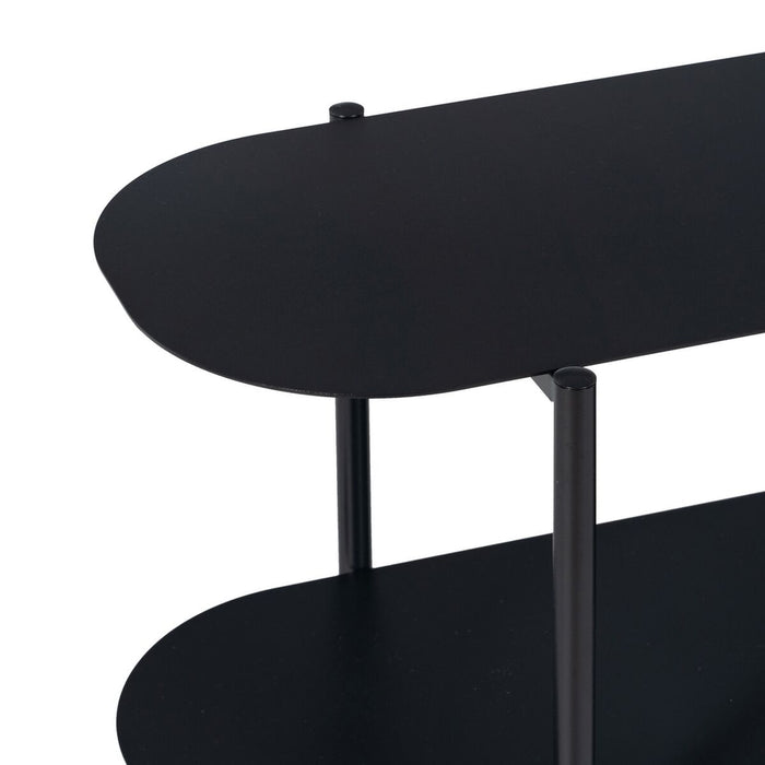 Mobilă TV 90 x 28 x 70,3 cm Negru Oțel