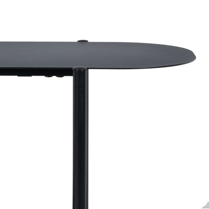 Mobilă TV 90 x 28 x 70,3 cm Negru Oțel