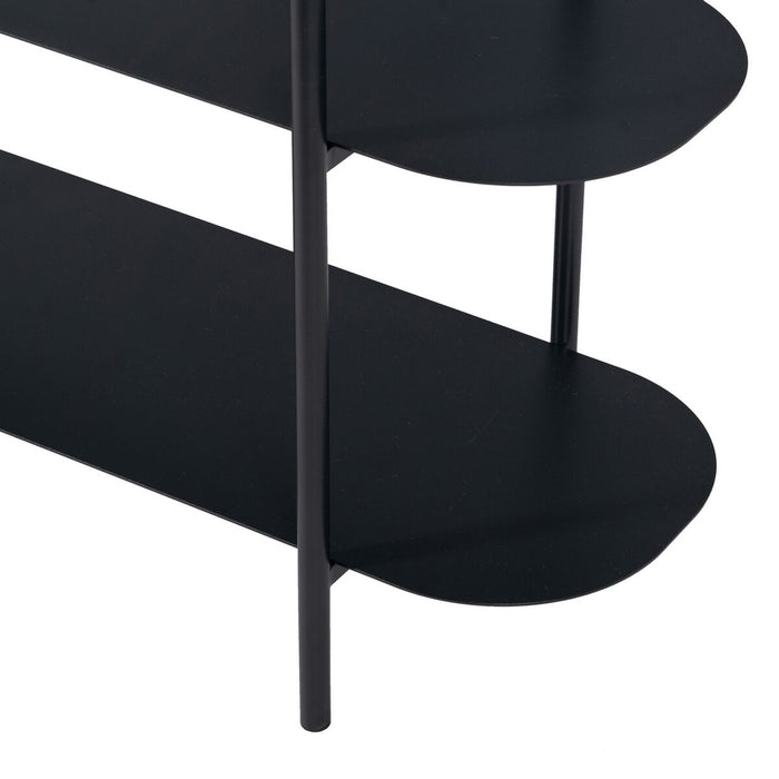 Mobilă TV 90 x 28 x 70,3 cm Negru Oțel