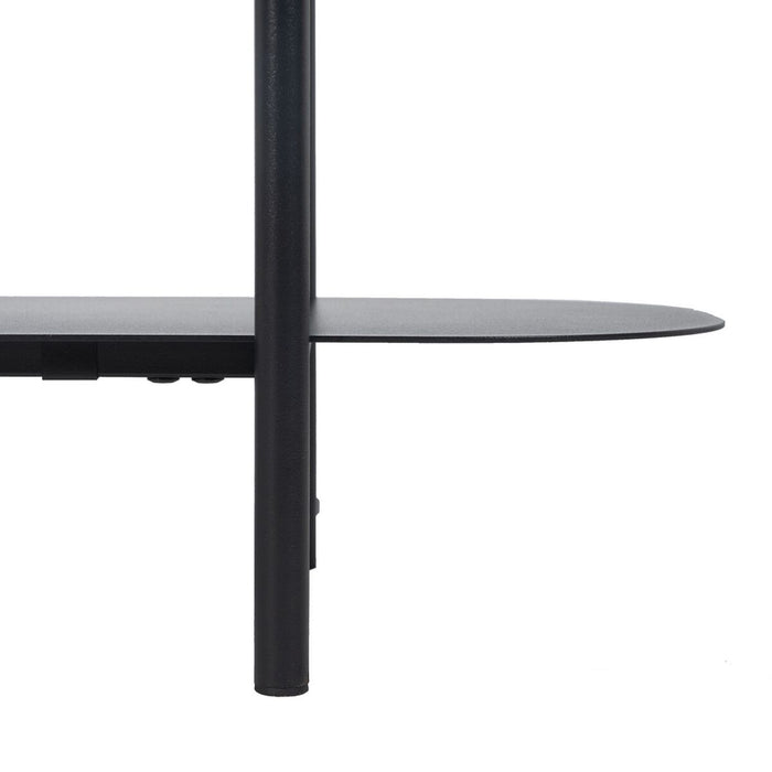 Mobilă TV 90 x 28 x 70,3 cm Negru Oțel