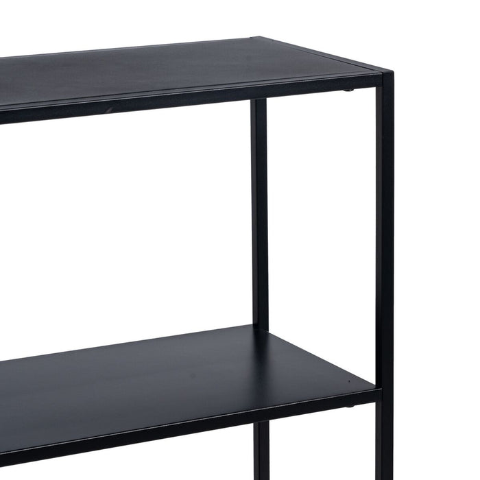 Mobilă TV 120,5 x 30 x 81,3 cm Negru Oțel