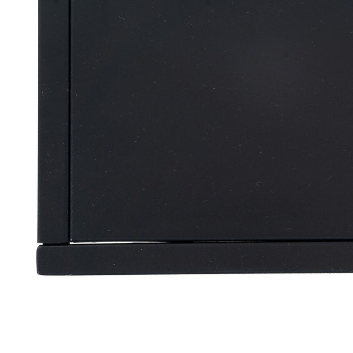 Mobilă TV 120 x 32 x 55 cm Negru Oțel