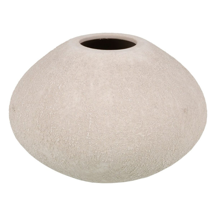 Vază Crem Ceramică Nisip 24 x 24 x 17 cm