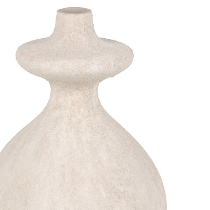 Vază Crem Ceramică Nisip 21 x 21 x 38 cm