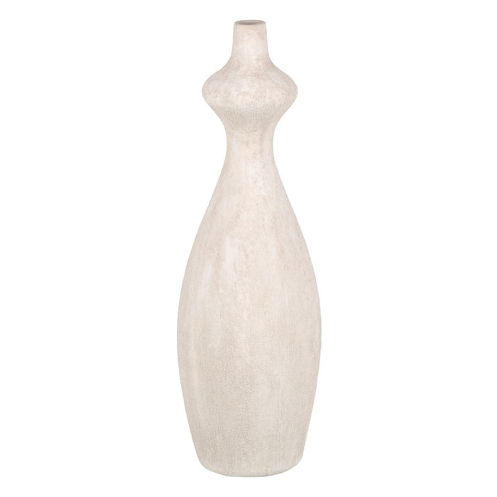 Vază Crem Ceramică Modern 13 x 13 x 60 cm