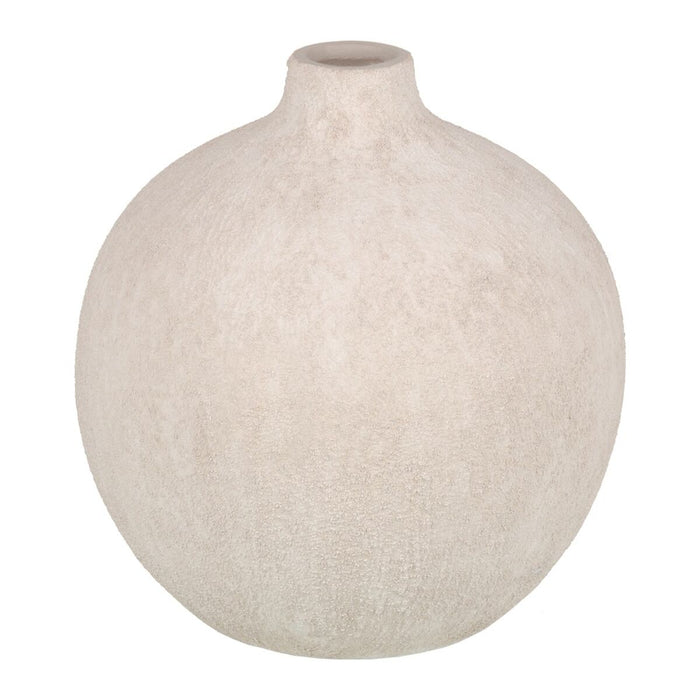 Vază Crem Ceramică Nisip 22 x 22 x 25 cm
