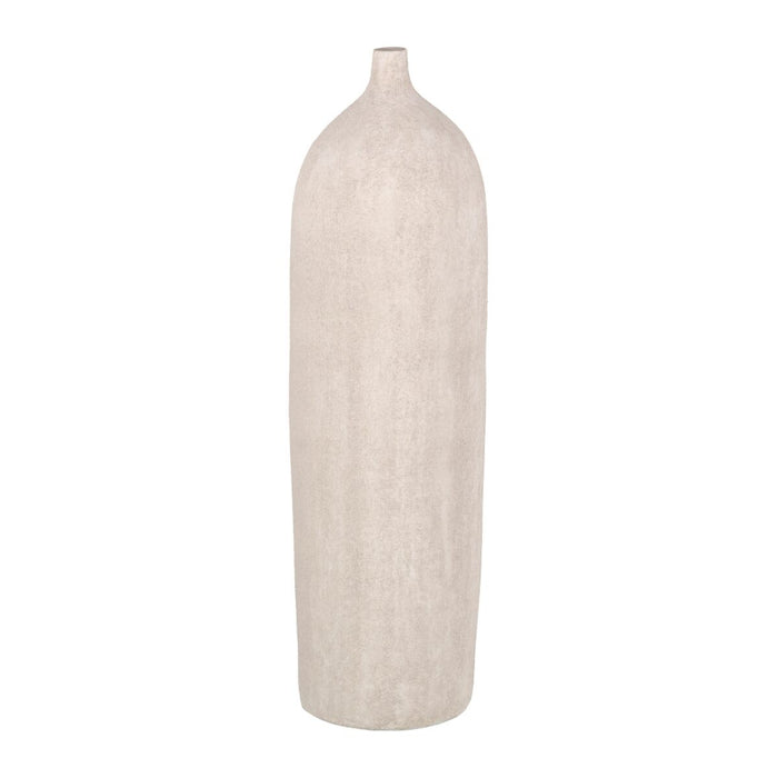 Vază Crem Ceramică Modern Nisip 22 x 22 x 80 cm