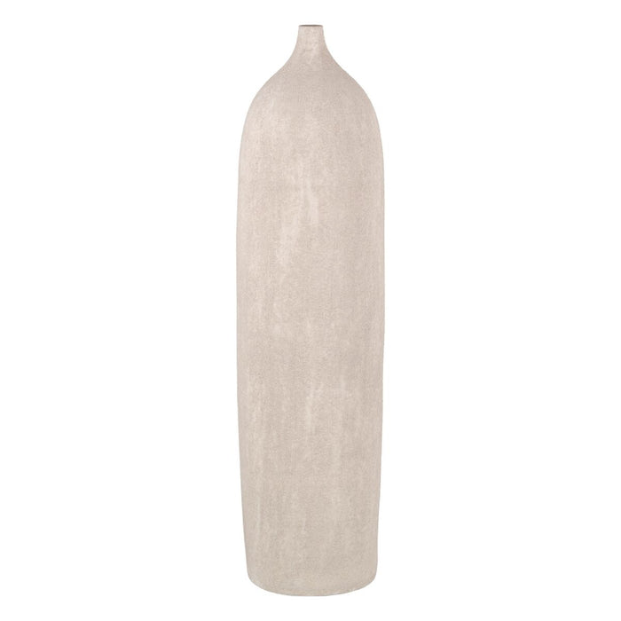 Vază Crem Ceramică Modern Nisip 26 x 26 x 100 cm