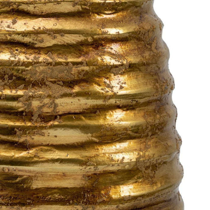 Vază 24 x 24 x 60 cm Ceramică Auriu*