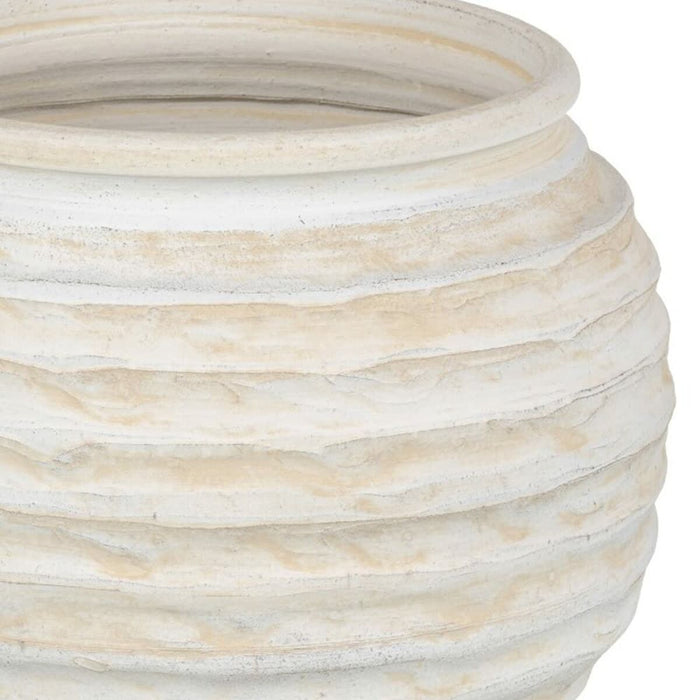 Ghiveci Crem Ceramică 39 x 39 x 37 cm
