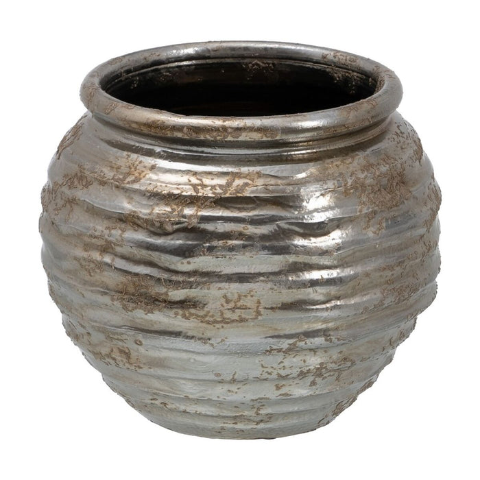 Ghiveci 30 x 30 x 27 cm Ceramică Argintiu