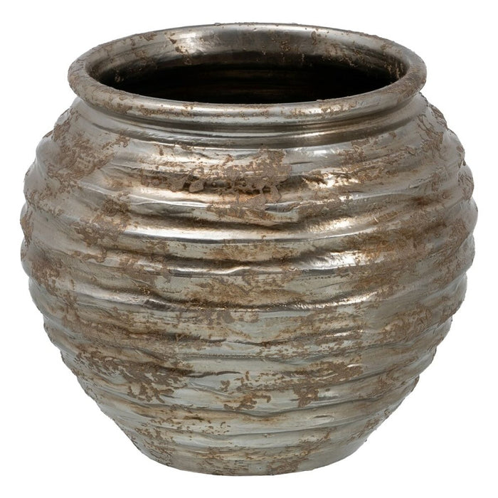 Ghiveci 39 x 39 x 37 cm Ceramică Argintiu