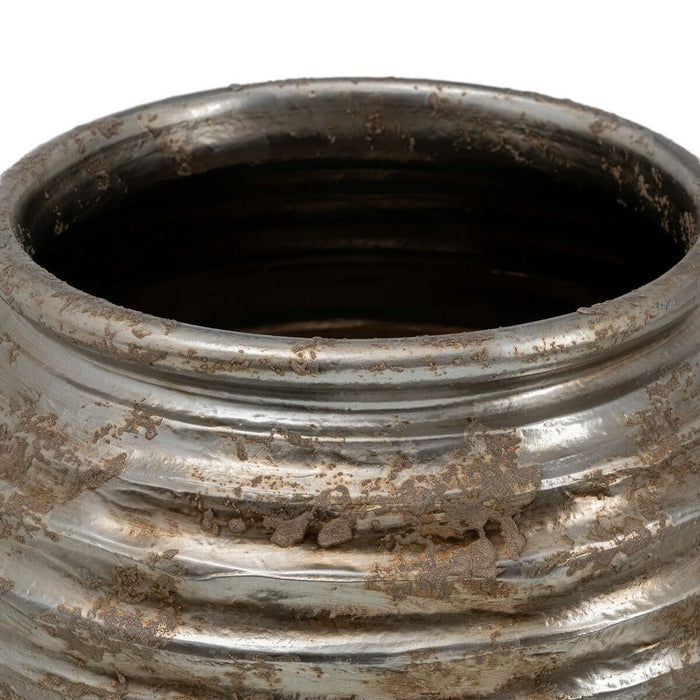 Ghiveci 39 x 39 x 37 cm Ceramică Argintiu