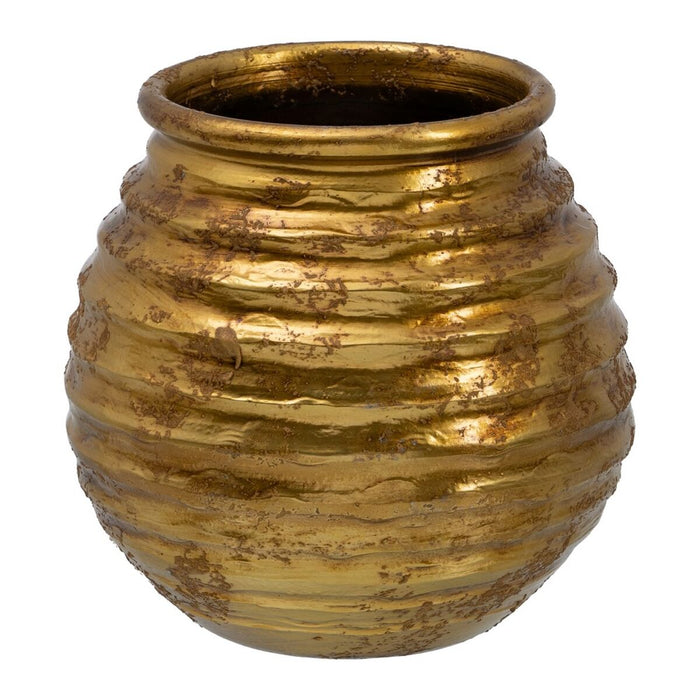 Ghiveci Ceramică Auriu* 32 x 32 x 35 cm