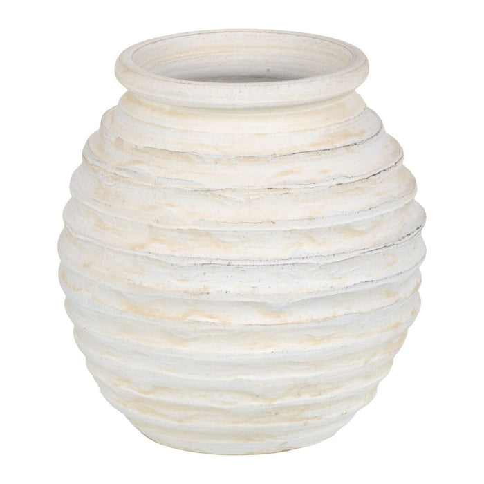 Ghiveci Crem Ceramică 29 x 29 x 31 cm