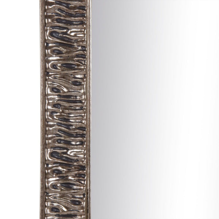 Oglindă de perete 64 x 3 x 84 cm Argintiu DMF