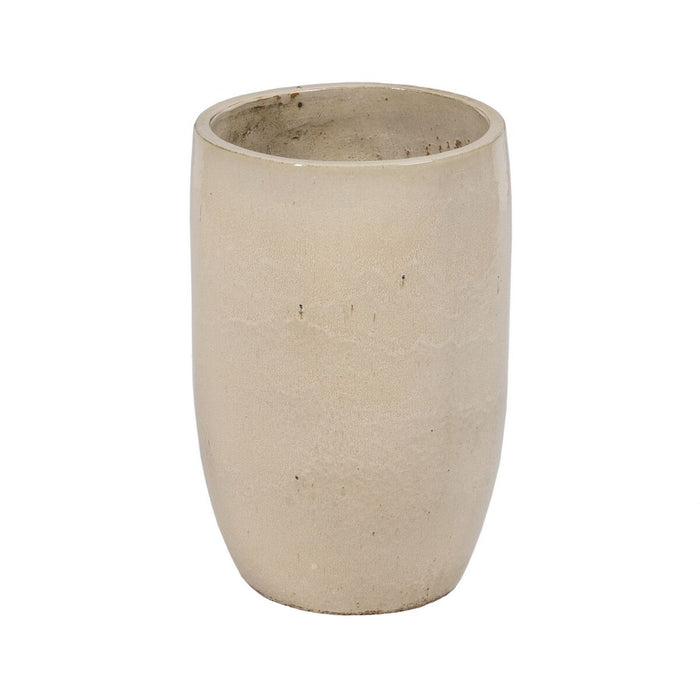 Vază Crem Ceramică 52 x 52 x 80 cm (2 Unități)