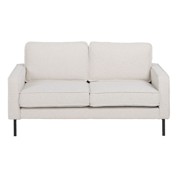 Canapea 163 x 87 x 90 cm Țesut Sintetic Bej Metal