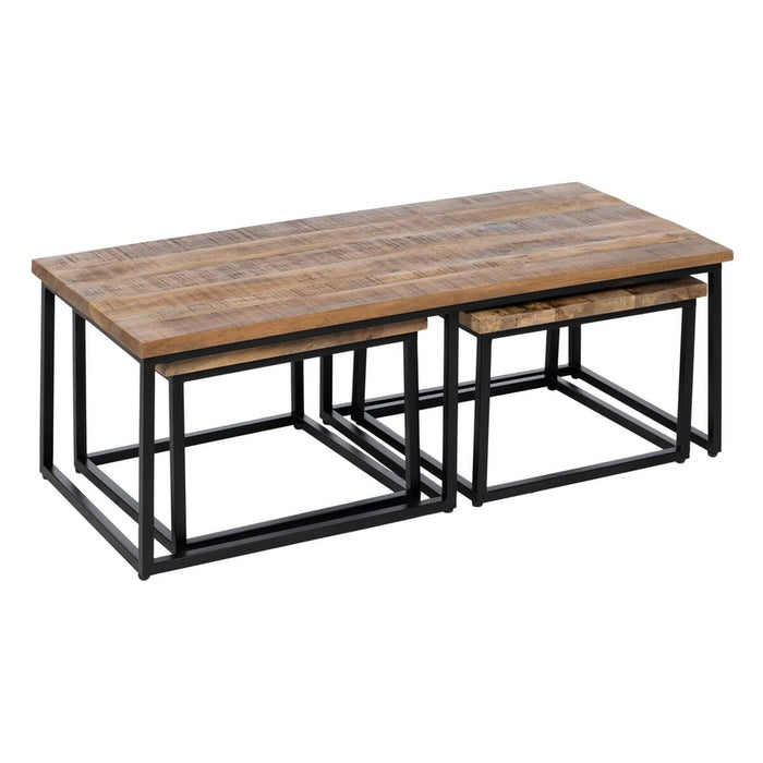 Set de 3 mese Natural 120 x 55 x 41 cm