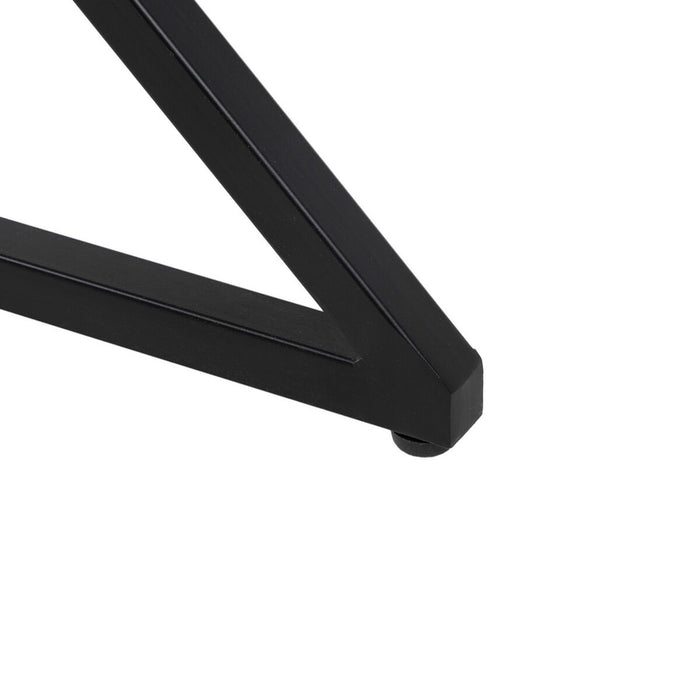Set de 2 mese Negru Natural Metal Fier Lemn de mango 50 x 50 x 50 cm (2 Unități)