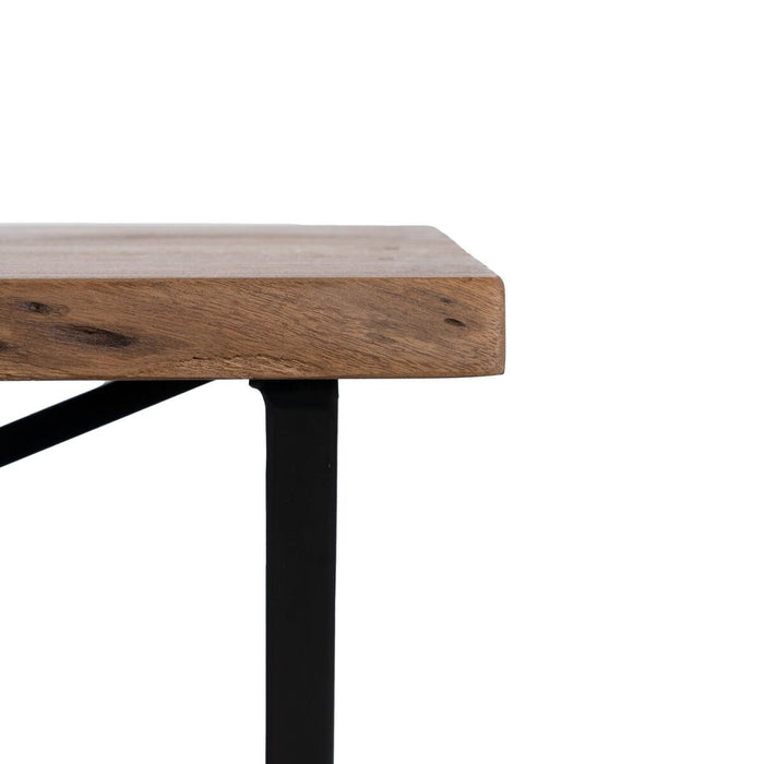 Mobilier pentru Hol 107 x 36 x 77 cm Natural Metal Lemn (3 Unități)