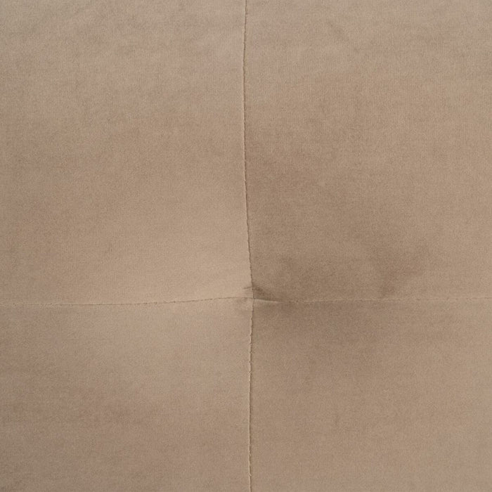 Canapea 156 x 81 x 72 cm Șampanie Țesut Sintetic Lemn Кадифе