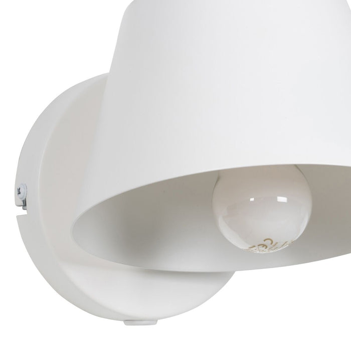 Lampă de Perete Metal Alb 16 x 16 x 12 cm