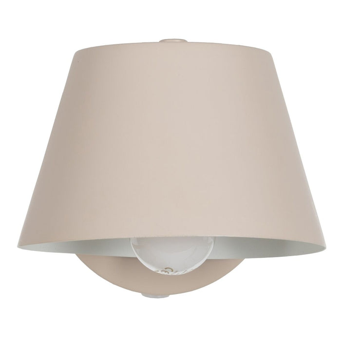 Lampă de Perete Metal Crem 16 x 16 x 12 cm