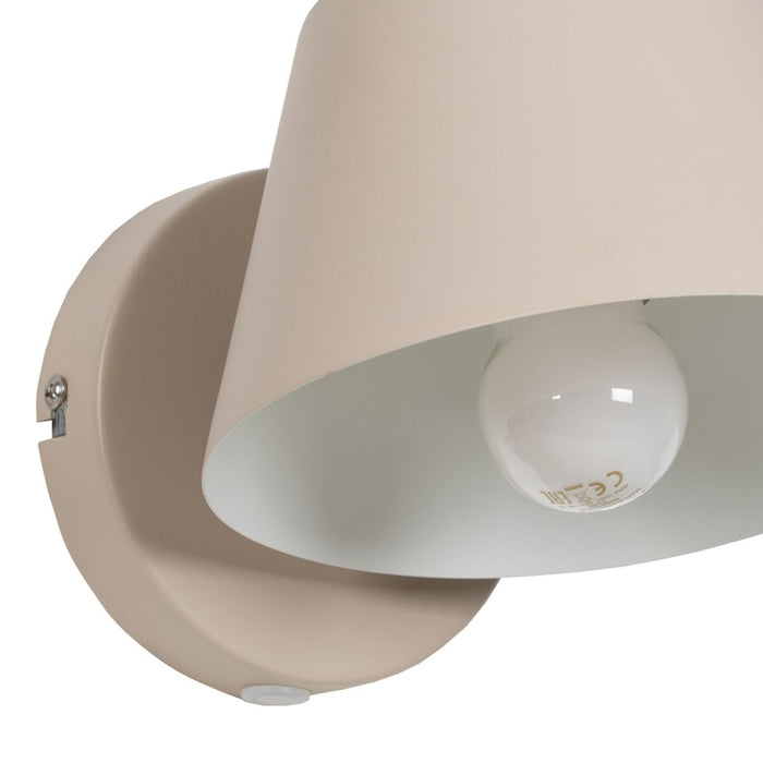 Lampă de Perete Metal Crem 16 x 16 x 12 cm