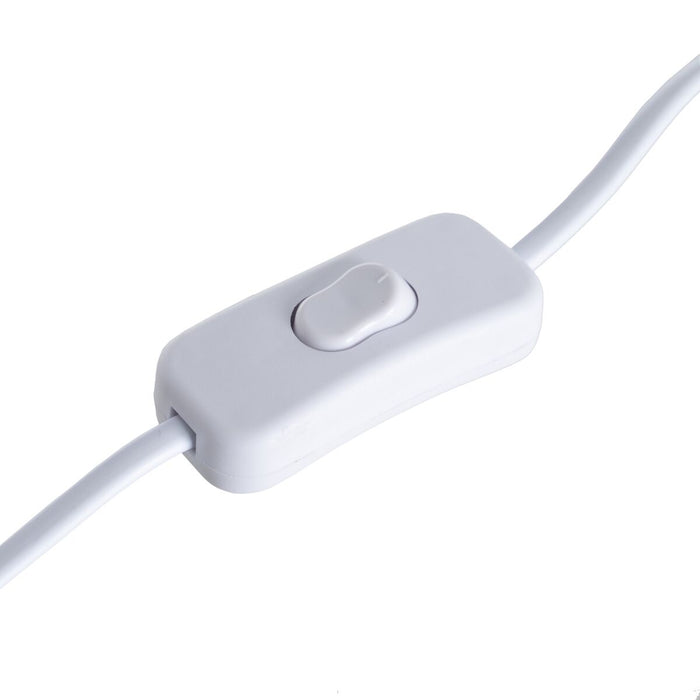 Lampă de masă Alb Metal Fier 40 W 220 V 240 V 220 -240 V 20 x 20 x 44 cm