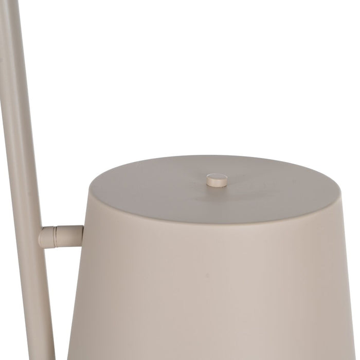 Lampă cu Picior Metal Crem 35 x 35 x 150 cm