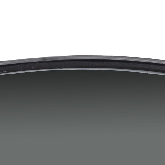 Oglindă de perete 70 x 1,5 x 70 cm Geam Gri Metal