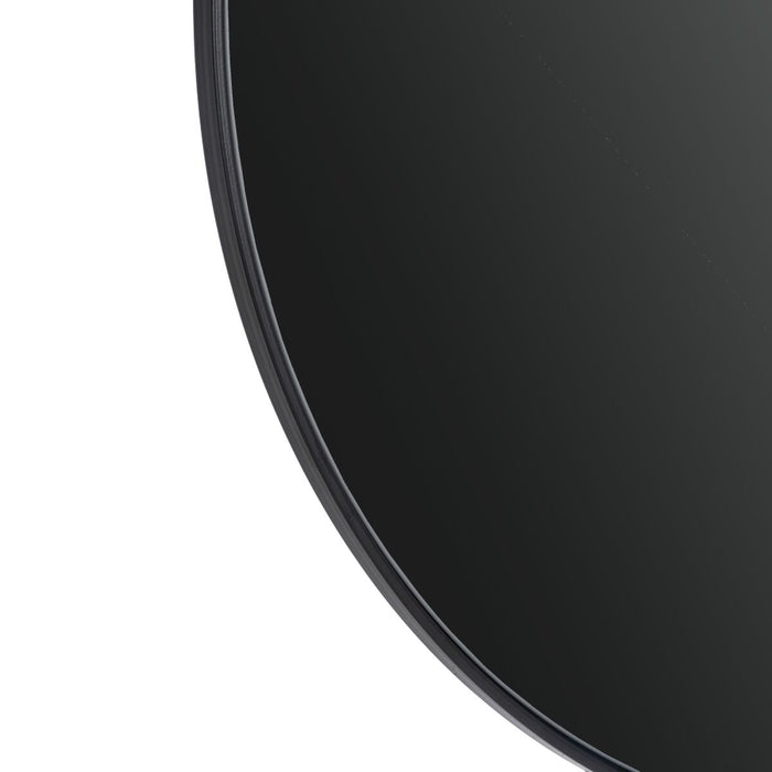 Oglindă de perete 70 x 1,5 x 70 cm Geam Gri Metal