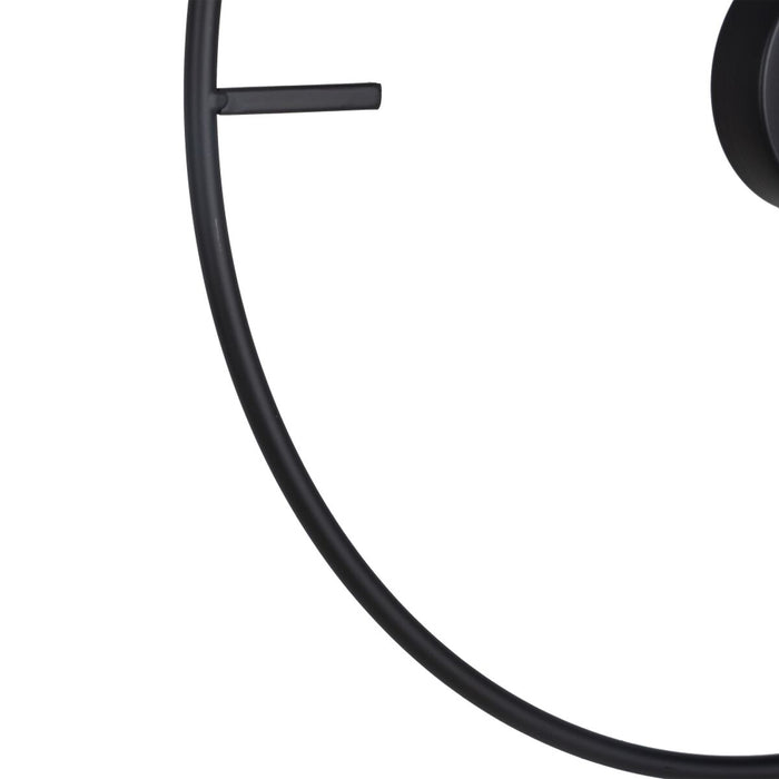 Ceas de Perete 50 x 5 x 62 cm Negru Metal