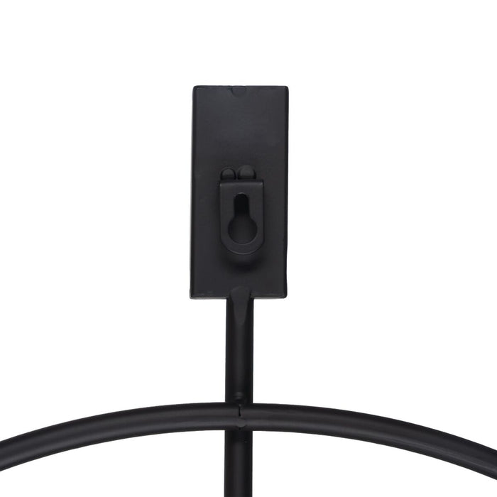 Ceas de Perete 50 x 5 x 62 cm Negru Metal