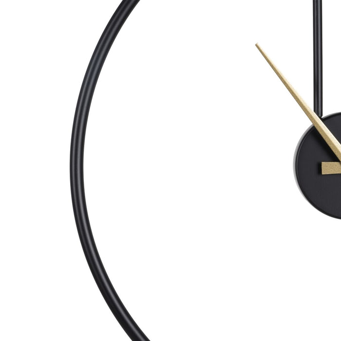 Ceas de Perete 50 x 5 x 62 cm Negru Metal