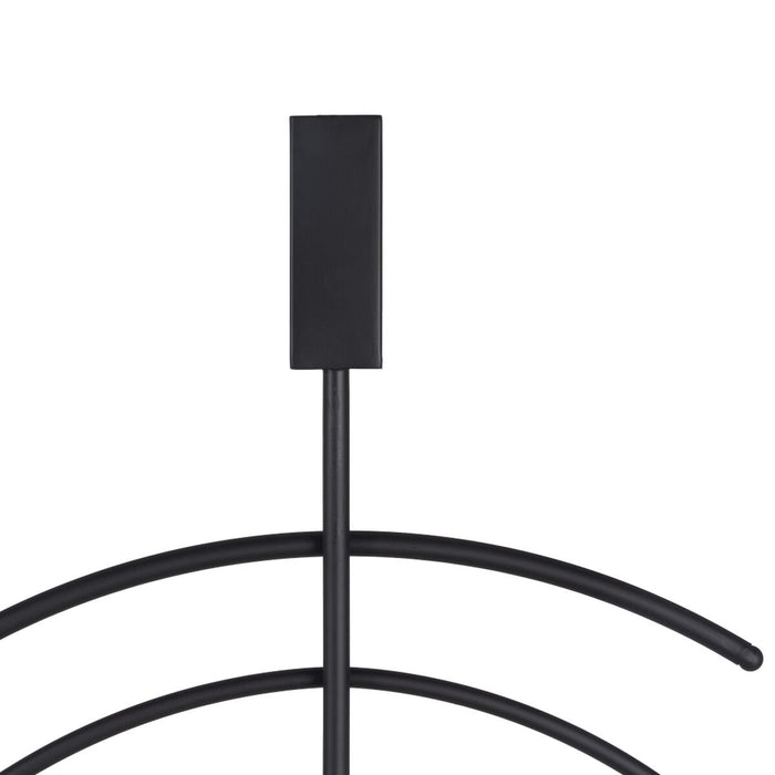 Ceas de Perete 60 x 5 x 76 cm Negru Metal