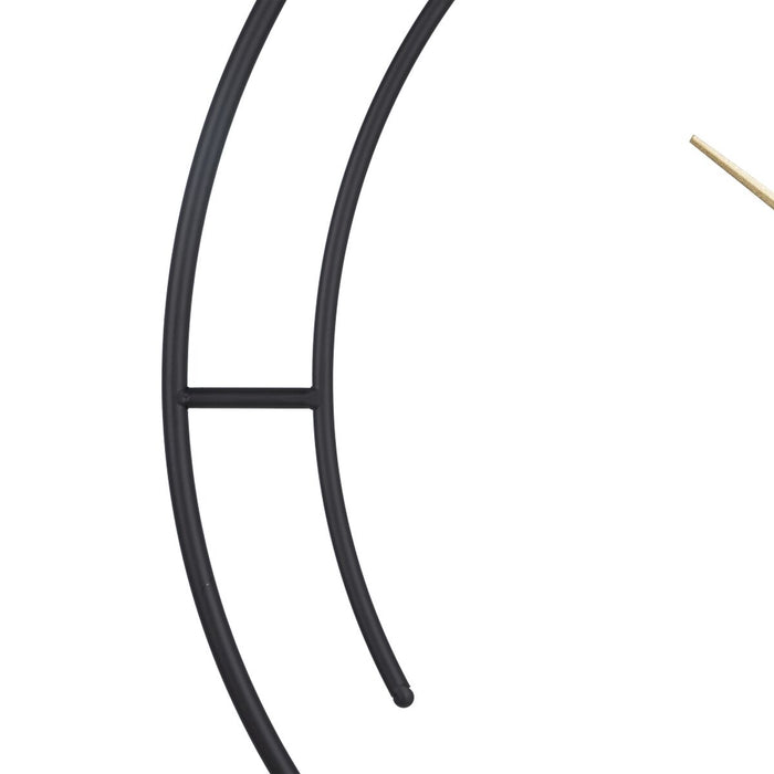 Ceas de Perete 60 x 5 x 76 cm Negru Metal