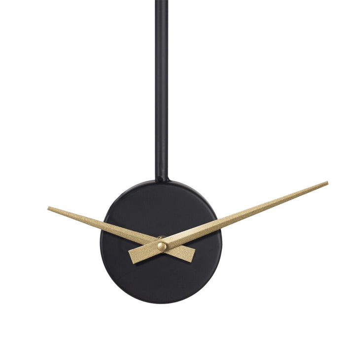 Ceas de Perete 60 x 5 x 76 cm Negru Metal