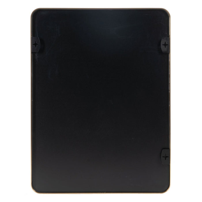 Oglindă de perete Auriu* Aluminiu Geam 76 x 3 x 101 cm