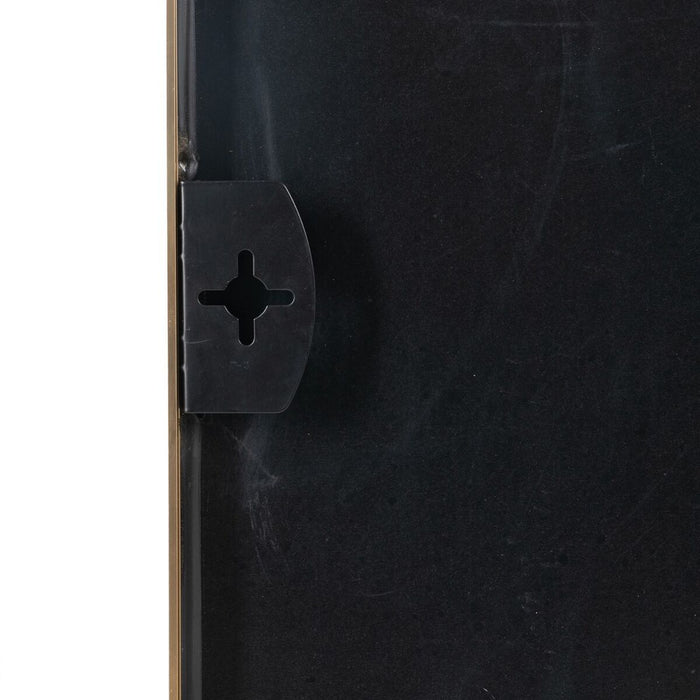 Oglindă de perete Auriu* Aluminiu Geam 76 x 3 x 101 cm