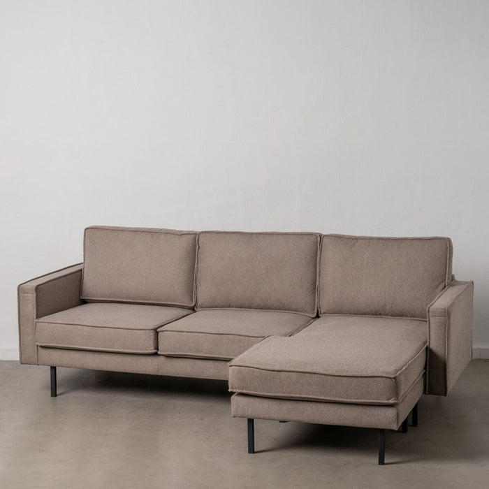Canapea Șezlong Gri Maroniu 235 x 155 x 87 cm