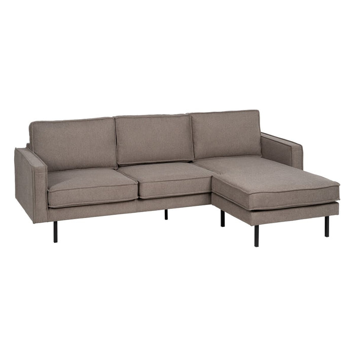 Canapea Șezlong Gri Maroniu 235 x 155 x 87 cm
