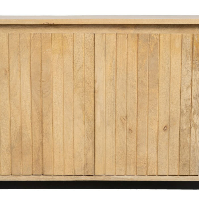Servantă MONTMARTRE Negru Natural Lemn Fier lemn și metal Lemn de mango 170 x 40 x 75 cm