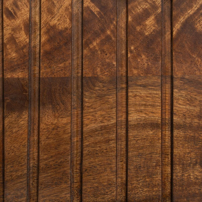 Consolă ABNER Maro Negru Metal Fier Lemn de mango 110 x 40 x 76 cm
