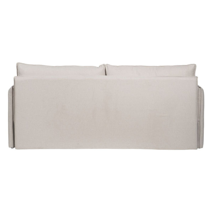 Canapea Bej Poliester Lin 210 x 93 x 95 cm
