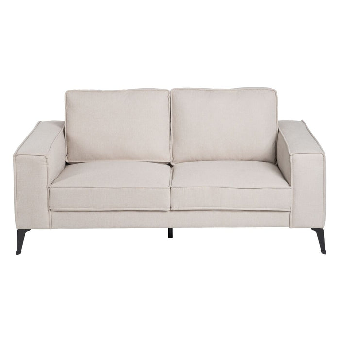 Canapea Negru Crem Nailon Poliester 175 x 86 x 81 cm